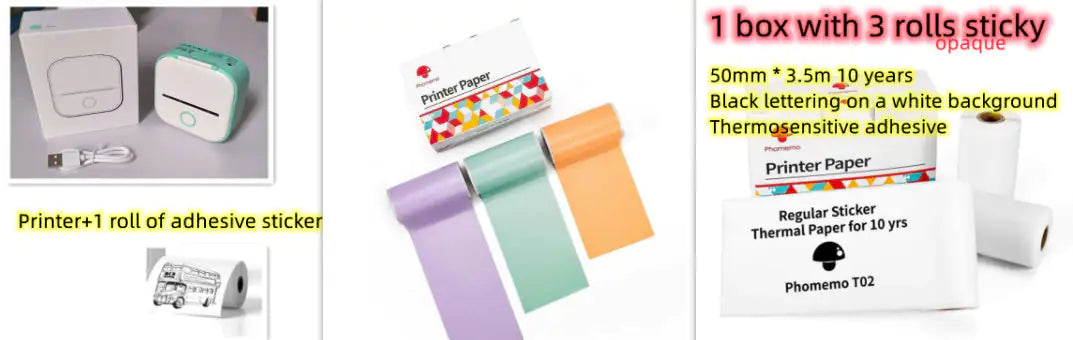 Portable Mini Thermal Label Printer Home Photo Printer Studoth Mini Label Printer Price Tagent Wrong Question Printer Blueto