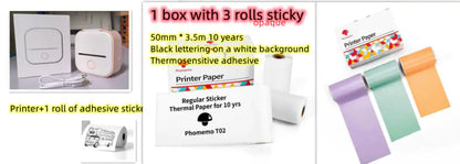 Portable Mini Thermal Label Printer Home Photo Printer Studoth Mini Label Printer Price Tagent Wrong Question Printer Blueto