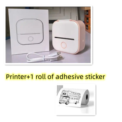 Portable Mini Thermal Label Printer Home Photo Printer Studoth Mini Label Printer Price Tagent Wrong Question Printer Blueto