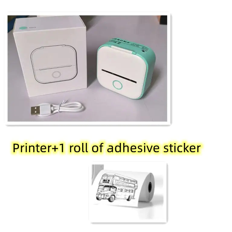 Portable Mini Thermal Label Printer Home Photo Printer Studoth Mini Label Printer Price Tagent Wrong Question Printer Blueto