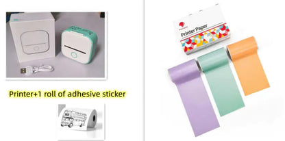 Portable Mini Thermal Label Printer Home Photo Printer Studoth Mini Label Printer Price Tagent Wrong Question Printer Blueto